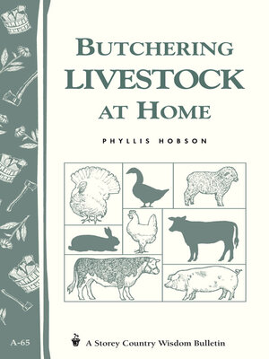 cover image of Butchering Livestock at Home